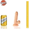 Image de Champs - Shorty Realistische Dildo - Flexibel - Sterke zuignap