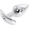 Image de Kiotos - Aluminium buttplug Met Handvat En Sierkristal - Transparant
