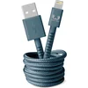 Image de Fresh 'n Rebel - USB naar Apple Lightning oplaadkabel - 2 meter - Gevlochten kwaliteit kabel - Dive Blue