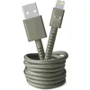 Image de Fresh 'n Rebel - USB naar Apple Lightning oplaadkabel - 2 meter - Gevlochten kwaliteit kabel - Dried Green