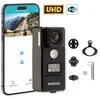 Image de Nordväl BC101F Fiets Camera 4K   Fiets koplamp met camera   Tot 10 uur accuduur   Wifi   3-zijdige verlichting   Bike Cam
