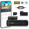 Image de Nordväl DC202-2CH Dashcam   Incl. 64GB SD Kaart & Parkeermodus kabel set   4K Ultra HD voor en 2K QHD achter   Wifi   GPS   Parkeermodus   Dashcam voor auto - Auto Camera