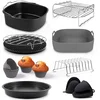 Image de Fentic Airfryer Accessoires   Geschikt voor Airfryer XL en XXL   Met Airfryer Siliconen Bakje     20cm