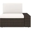 Image de vidaXL - 4-delige - Loungeset - poly - rattan - grijs