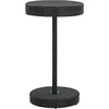 Image de vidaXL - Tuintafel - 60,5x106 - cm - poly - rattan - zwart