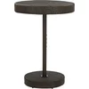 Image de vidaXL - Tuintafel - 75,5x106 - cm - poly - rattan - bruin
