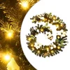 Image de vidaXL - Kerstslinger - met - LED-lampjes - 2,7 - m - PVC - zwart