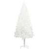 Image de vidaXL - Kunstkerstboom - met - levensechte - naalden - 210 - cm - wit