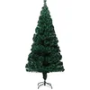 Image de vidaXL - Kunstkerstboom - met - standaard - 240 - cm - glasvezel - groen