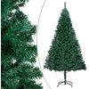 Image de vidaXL - Kunstkerstboom - met - dikke - takken - 180 - cm - PVC - groen
