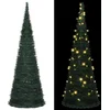 Image de vidaXL - Kunstkerstboom - met - verlichting - pop-up - 180 - cm - groen