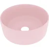 Image de vidaXL - Wastafel - rond - 40x15 - cm - keramiek - matroze