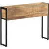 Image de vidaXL - Plantenbak - 90x20x68 - cm - ruw - mangohout
