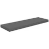 Image de vidaXL - Wandschap - zwevend - 80x23,5x3,8 - cm - MDF - hoogglans - grijs