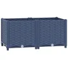 Image de vidaXL - Plantenbak - verhoogd - 80x40x38 - cm - polypropyleen