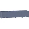 Image de vidaXL - Plantenbak - verhoogd - 160x40x38 - cm - polypropyleen