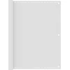 Image de vidaXL - Balkonscherm - 120x600 - cm - HDPE - wit