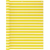 Image de vidaXL - Balkonscherm - 120x500 - cm - HDPE - geel - en - wit