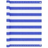 Image de vidaXL - Balkonscherm - 90x500 - cm - HDPE - blauw - en - wit