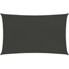 Image de vidaXL - Zonnezeil - 160 - g/m² - 2x4,5 - m - HDPE - antracietkleurig