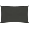 Image de vidaXL - Zonnezeil - 160 - g/m² - 3x4,5 - m - HDPE - antracietkleurig