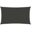 Image de vidaXL - Zonnezeil - 160 - g/m² - 3x6 - m - HDPE - antracietkleurig