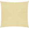 Image de vidaXL - Zonnezeil - 160 - g/m² - 4x4 - m - HDPE - beige