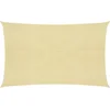 Image de vidaXL - Zonnezeil - 160 - g/m² - 2x4,5 - m - HDPE - beige