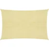 Image de vidaXL - Zonnezeil - 160 - g/m² - 3x4,5 - m - HDPE - beige