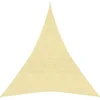 Image de vidaXL - Zonnezeil - 160 - g/m² - 4x5x5 - m - HDPE - beige