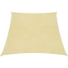 Image de vidaXL - Zonnezeil - 160 - g/m² - 3/4x2 - m - HDPE - beige