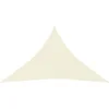 Image de vidaXL - Zonnezeil - 160 - g/m² - 3x3x4,2 - m - HDPE - crèmekleurig