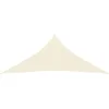 Image de vidaXL - Zonnezeil - 160 - g/m² - 4x5x5 - m - HDPE - crèmekleurig