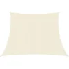 Image de vidaXL - Zonnezeil - 160 - g/m² - 3/4x2 - m - HDPE - crèmekleurig