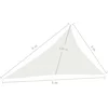 Image de vidaXL - Zonnezeil - 160 - g/m² - 3x4x5 - m - HDPE - wit