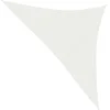 Image de vidaXL - Zonnezeil - 160 - g/m² - 3,5x3,5x4,9 - m - HDPE - wit