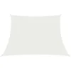 Image de vidaXL - Zonnezeil - 160 - g/m² - 3/4x3 - m - HDPE - wit
