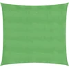 Image de vidaXL - Zonnezeil - 160 - g/m² - 3,6x3,6 - m - HDPE - lichtgroen