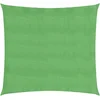 Image de vidaXL - Zonnezeil - 160 - g/m² - 4x4 - m - HDPE - lichtgroen