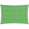 Image de vidaXL - Zonnezeil - rechthoekig - 160 - g/m² - 2x3,5 - m - HDPE - lichtgroen