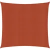 Image de vidaXL - Zonnezeil - 160 - g/m² - vierkant - 3,6x3,6 - m - HDPE - terracottakleurig