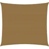 Image de vidaXL - Zonnezeil - 160 - g/m² - 3x3 - m - HDPE - taupe