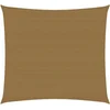 Image de vidaXL - Zonnezeil - 160 - g/m² - 5x5 - m - HDPE - taupe