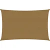 Image de vidaXL - Zonnezeil - 160 - g/m² - 2x4 - m - HDPE - taupe