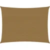 Image de vidaXL - Zonnezeil - 160 - g/m² - 3x4,5 - m - HDPE - taupe