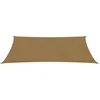 Image de vidaXL Zonnezeil 160 g/m² 3x6 m HDPE taupe