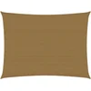 Image de vidaXL - Zonnezeil - 160 - g/m² - 3,5x5 - m - HDPE - taupe