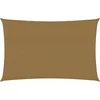 Image de vidaXL - Zonnezeil - 160 - g/m² - 4x6 - m - HDPE - taupe