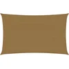 Image de vidaXL - Zonnezeil - 160 - g/m² - 4x7 - m - HDPE - taupe