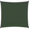 Image de vidaXL - Zonnezeil - 160 - g/m² - 2,5x2,5 - m - HDPE - donkergroen